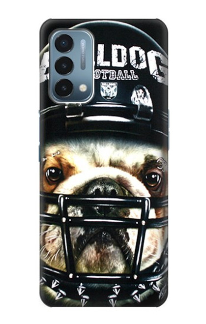 W0098 Bulldog American Football Hard Case and Leather Flip Case For OnePlus Nord N200 5G