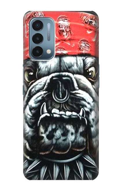 W0100 Bulldog American Football Hard Case and Leather Flip Case For OnePlus Nord N200 5G