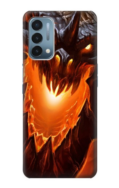 W0414 Fire Dragon Hard Case and Leather Flip Case For OnePlus Nord N200 5G