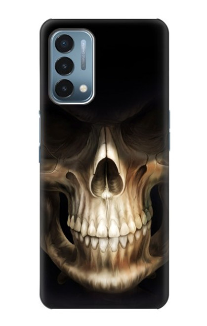 W1107 Skull Face Grim Reaper Hard Case and Leather Flip Case For OnePlus Nord N200 5G