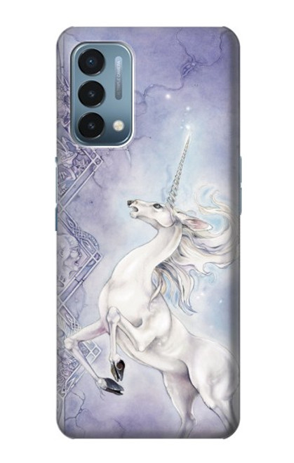 W1134 White Horse Unicorn Hard Case and Leather Flip Case For OnePlus Nord N200 5G