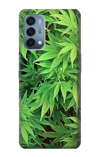 W1656 Marijuana Plant Hard Case and Leather Flip Case For OnePlus Nord N200 5G