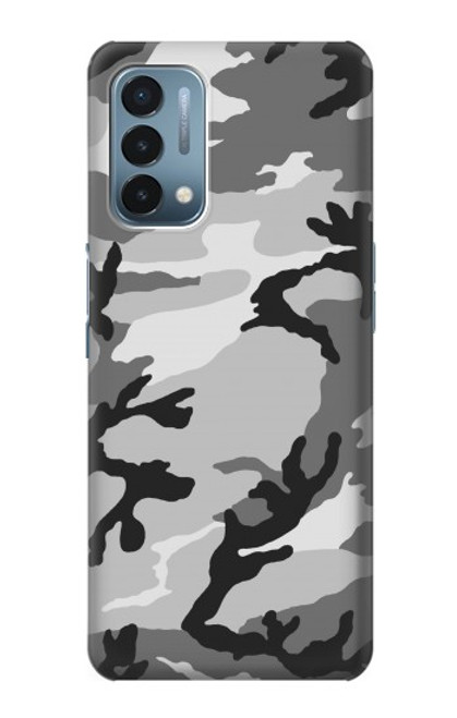 W1721 Snow Camouflage Graphic Printed Hard Case and Leather Flip Case For OnePlus Nord N200 5G