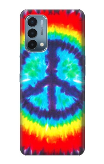 W1870 Tie Dye Peace Hard Case and Leather Flip Case For OnePlus Nord N200 5G