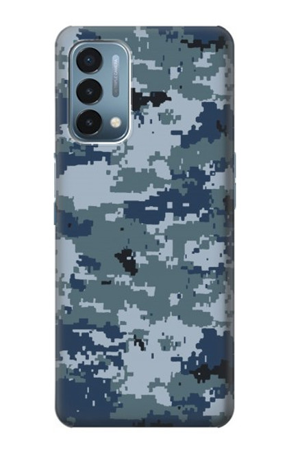 W2346 Navy Camo Camouflage Graphic Hard Case and Leather Flip Case For OnePlus Nord N200 5G