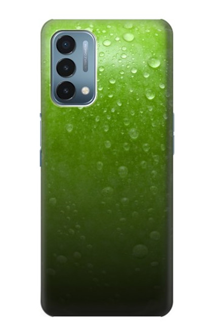 W2475 Green Apple Texture Seamless Hard Case and Leather Flip Case For OnePlus Nord N200 5G