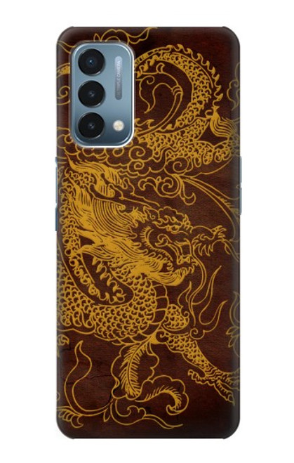 W2911 Chinese Dragon Hard Case and Leather Flip Case For OnePlus Nord N200 5G