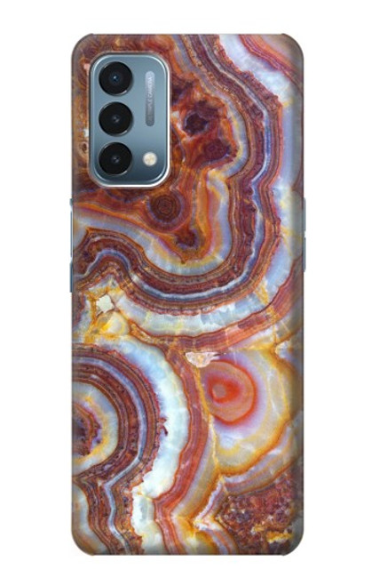 W3034 Colored Marble Texture Printed Hard Case and Leather Flip Case For OnePlus Nord N200 5G