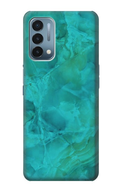 W3147 Aqua Marble Stone Hard Case and Leather Flip Case For OnePlus Nord N200 5G