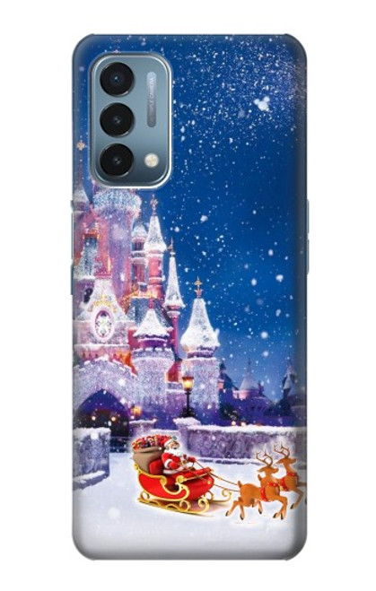 W3282 Santa Xmas Castle Hard Case and Leather Flip Case For OnePlus Nord N200 5G