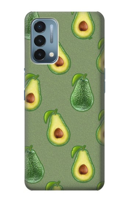 W3285 Avocado Fruit Pattern Hard Case and Leather Flip Case For OnePlus Nord N200 5G