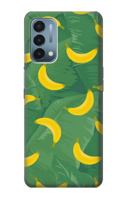 W3286 Banana Fruit Pattern Hard Case and Leather Flip Case For OnePlus Nord N200 5G