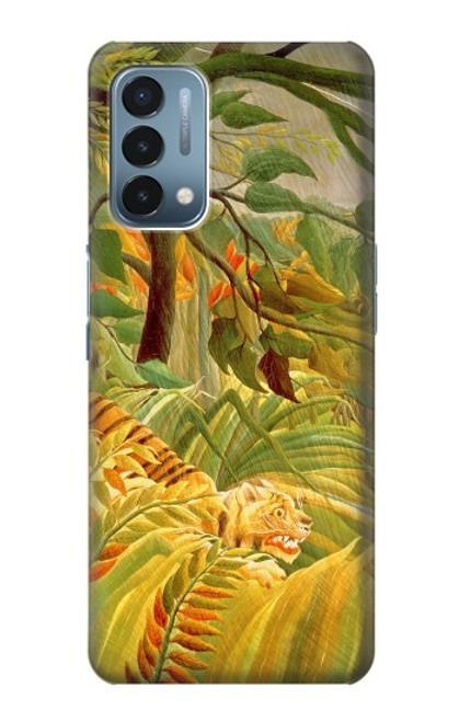 W3344 Henri Rousseau Tiger in a Tropical Storm Hard Case and Leather Flip Case For OnePlus Nord N200 5G