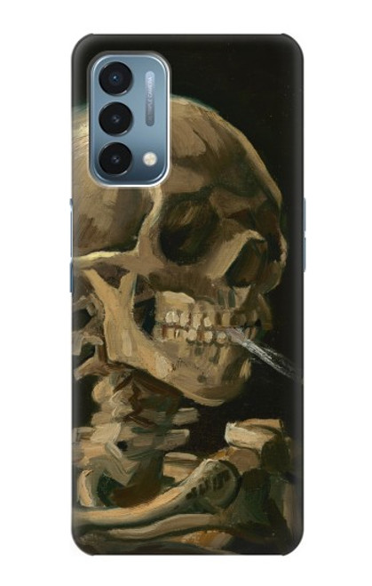 W3358 Vincent Van Gogh Skeleton Cigarette Hard Case and Leather Flip Case For OnePlus Nord N200 5G