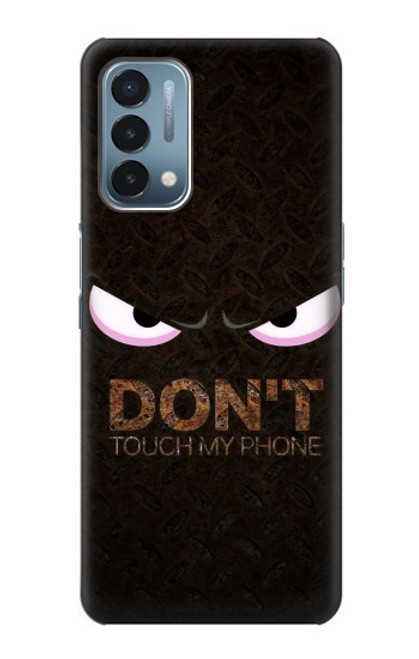 W3412 Do Not Touch My Phone Hard Case and Leather Flip Case For OnePlus Nord N200 5G