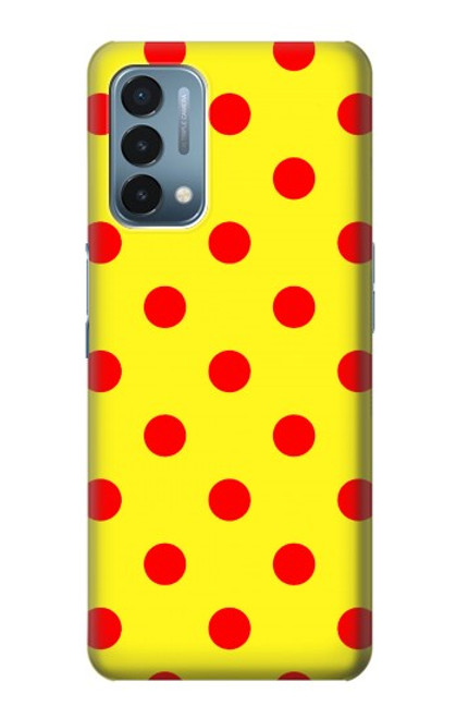 W3526 Red Spot Polka Dot Hard Case and Leather Flip Case For OnePlus Nord N200 5G