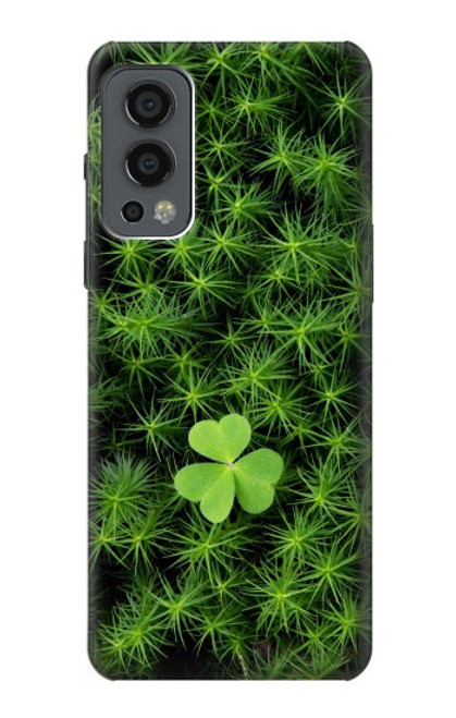 W0358 Clover Lucky Leaf Hard Case and Leather Flip Case For OnePlus Nord 2 5G