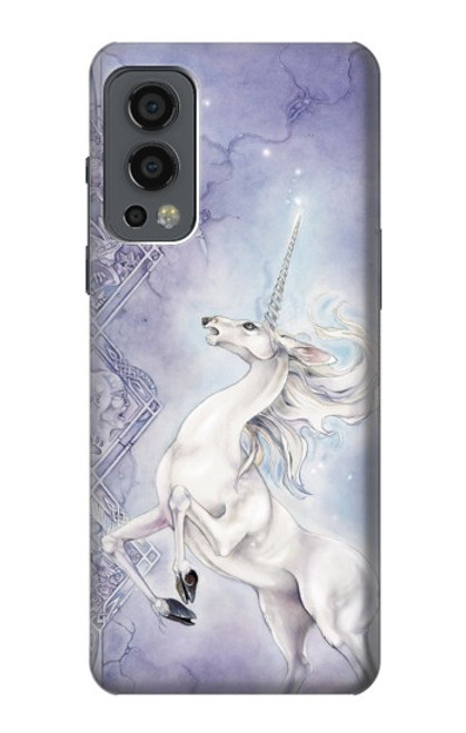 W1134 White Horse Unicorn Hard Case and Leather Flip Case For OnePlus Nord 2 5G