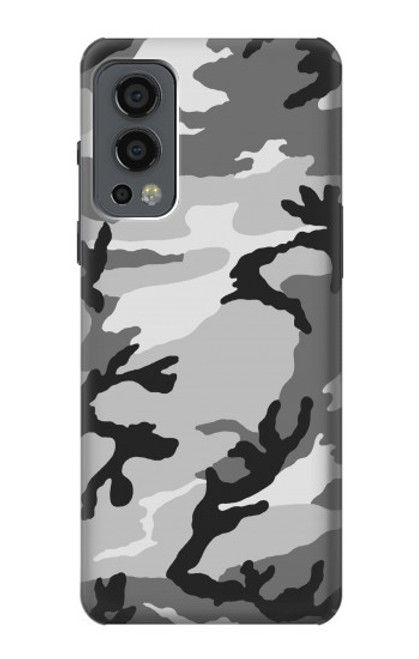 W1721 Snow Camouflage Graphic Printed Hard Case and Leather Flip Case For OnePlus Nord 2 5G