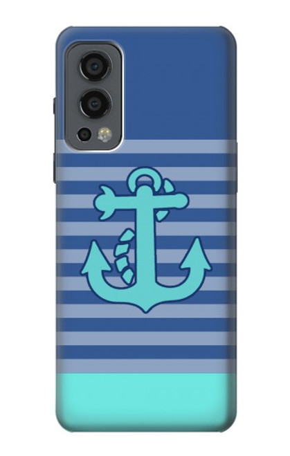 W2081 Nautical Anchor Hard Case and Leather Flip Case For OnePlus Nord 2 5G