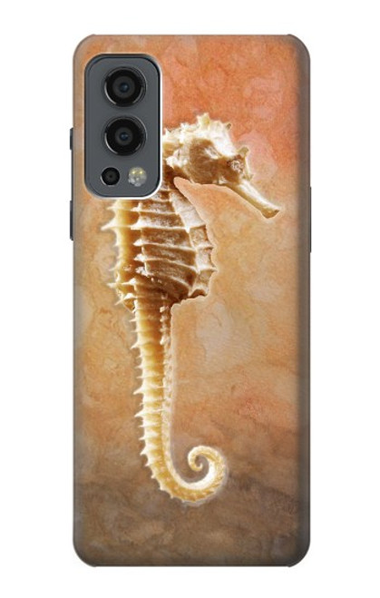 W2674 Seahorse Skeleton Fossil Hard Case and Leather Flip Case For OnePlus Nord 2 5G