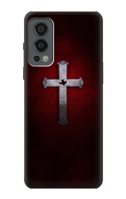 W3160 Christian Cross Hard Case and Leather Flip Case For OnePlus Nord 2 5G