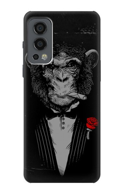 W3167 Funny Monkey God Father Hard Case and Leather Flip Case For OnePlus Nord 2 5G