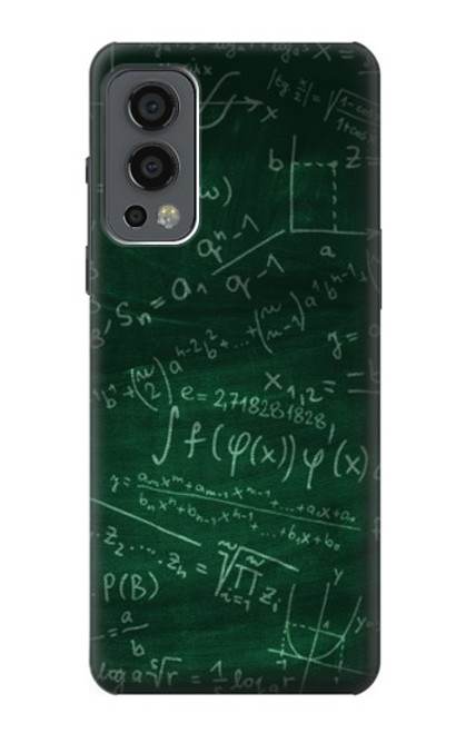 W3190 Math Formula Greenboard Hard Case and Leather Flip Case For OnePlus Nord 2 5G