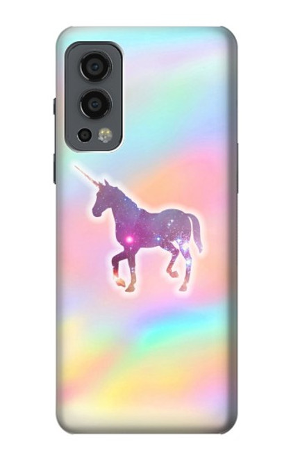 W3203 Rainbow Unicorn Hard Case and Leather Flip Case For OnePlus Nord 2 5G