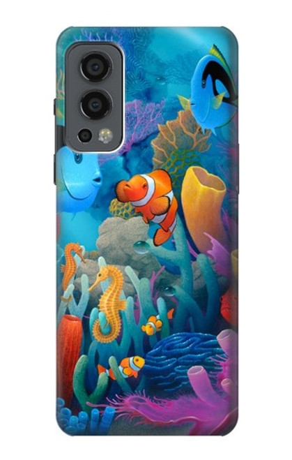 W3227 Underwater World Cartoon Hard Case and Leather Flip Case For OnePlus Nord 2 5G