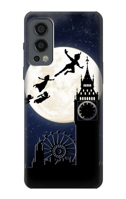 W3249 Peter Pan Fly Full Moon Night Hard Case and Leather Flip Case For OnePlus Nord 2 5G