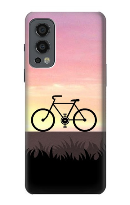 W3252 Bicycle Sunset Hard Case and Leather Flip Case For OnePlus Nord 2 5G