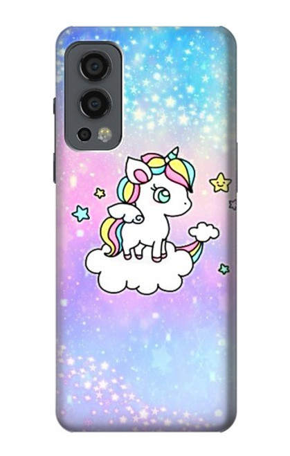 W3256 Cute Unicorn Cartoon Hard Case and Leather Flip Case For OnePlus Nord 2 5G