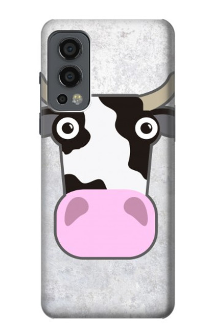 W3257 Cow Cartoon Hard Case and Leather Flip Case For OnePlus Nord 2 5G