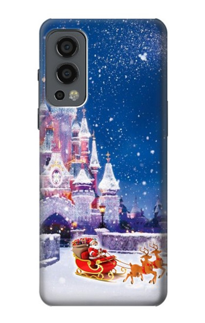 W3282 Santa Xmas Castle Hard Case and Leather Flip Case For OnePlus Nord 2 5G