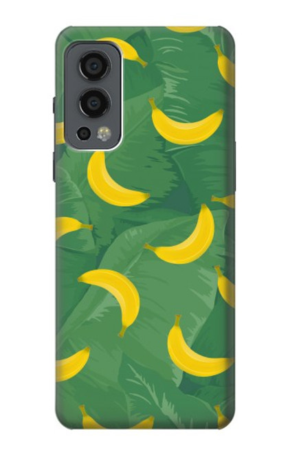 W3286 Banana Fruit Pattern Hard Case and Leather Flip Case For OnePlus Nord 2 5G