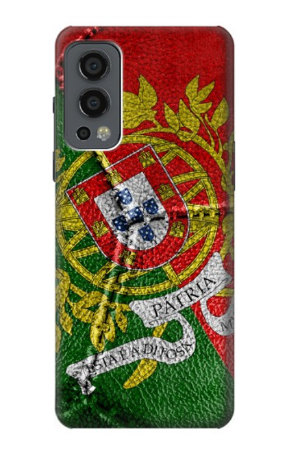 W3300 Portugal Flag Vintage Football Graphic Hard Case and Leather Flip Case For OnePlus Nord 2 5G