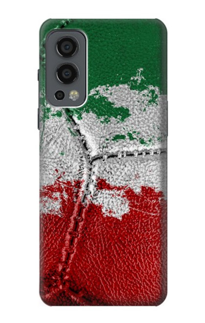 W3318 Italy Flag Vintage Football Graphic Hard Case and Leather Flip Case For OnePlus Nord 2 5G