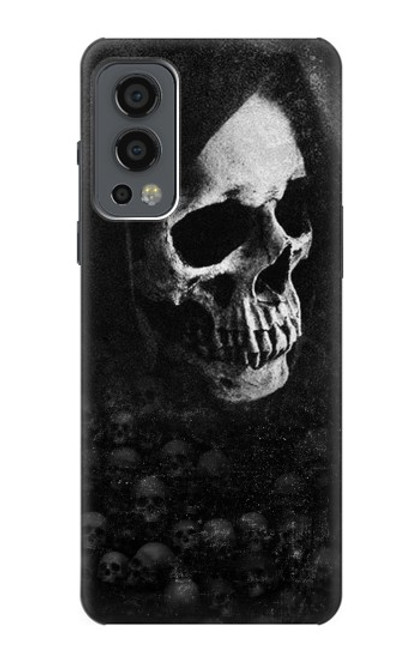 W3333 Death Skull Grim Reaper Hard Case and Leather Flip Case For OnePlus Nord 2 5G