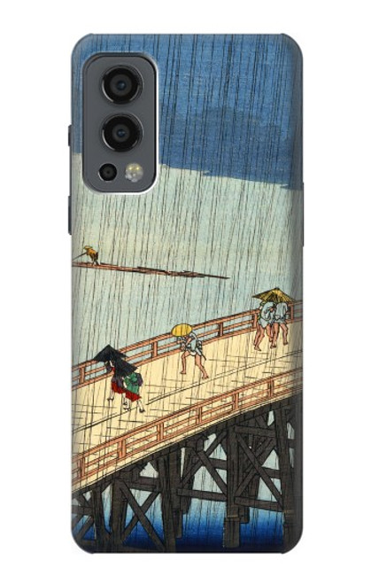 W3347 Utagawa Hiroshige Sudden shower Hard Case and Leather Flip Case For OnePlus Nord 2 5G