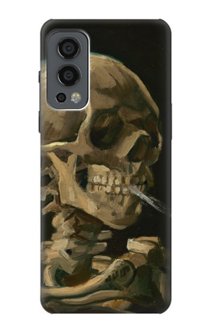 W3358 Vincent Van Gogh Skeleton Cigarette Hard Case and Leather Flip Case For OnePlus Nord 2 5G