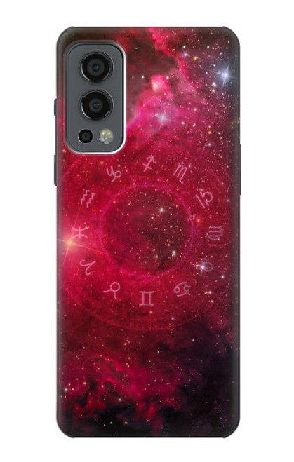 W3368 Zodiac Red Galaxy Hard Case and Leather Flip Case For OnePlus Nord 2 5G