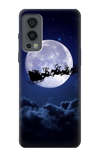 W3508 Xmas Santa Moon Hard Case and Leather Flip Case For OnePlus Nord 2 5G