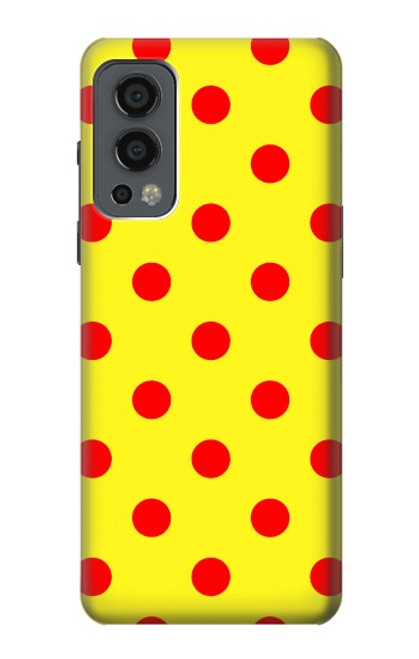 W3526 Red Spot Polka Dot Hard Case and Leather Flip Case For OnePlus Nord 2 5G