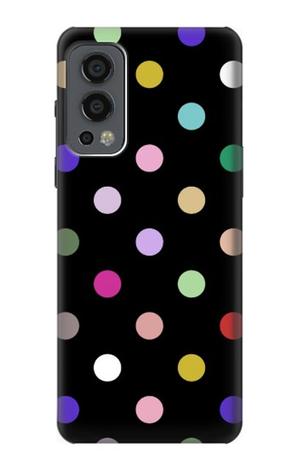 W3532 Colorful Polka Dot Hard Case and Leather Flip Case For OnePlus Nord 2 5G