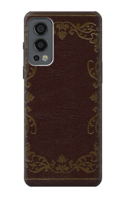 W3553 Vintage Book Cover Hard Case and Leather Flip Case For OnePlus Nord 2 5G