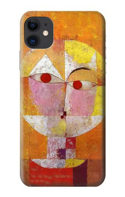 W3811 Paul Klee Senecio Man Head Hard Case and Leather Flip Case For iPhone 11