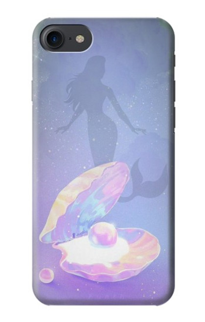 W3823 Beauty Pearl Mermaid Hard Case and Leather Flip Case For iPhone 7, iPhone 8, iPhone SE (2020) (2022)