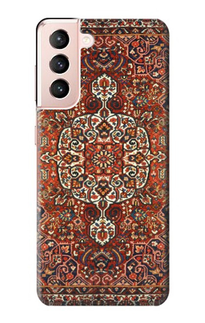 W3813 Persian Carpet Rug Pattern Hard Case and Leather Flip Case For Samsung Galaxy S21 5G