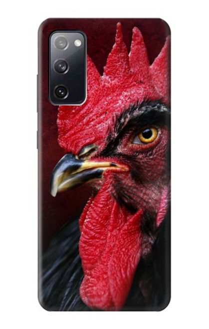 W3797 Chicken Rooster Hard Case and Leather Flip Case For Samsung Galaxy S20 FE